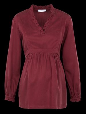 Polina - Top manches longue de grossesse - Taille XL - Rouge
