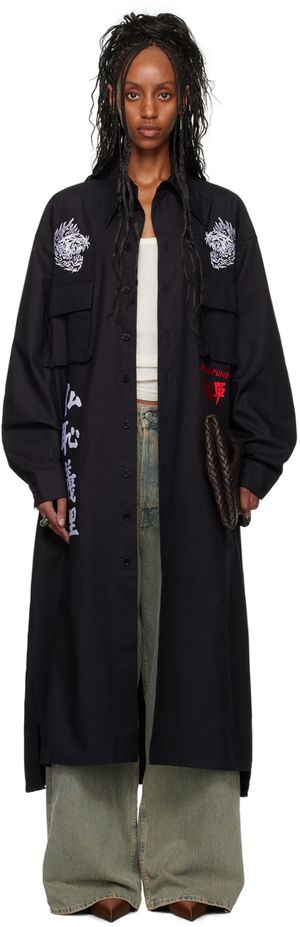 LU'U DAN Black Tokko L-D Coat