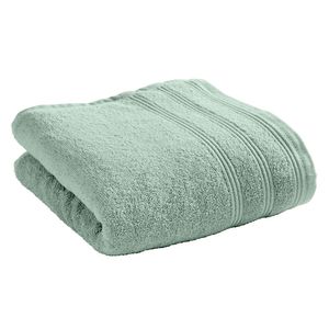 Coton Pur - Serviette de toilette 100 coton pigné - Taille 50x100 - Vert