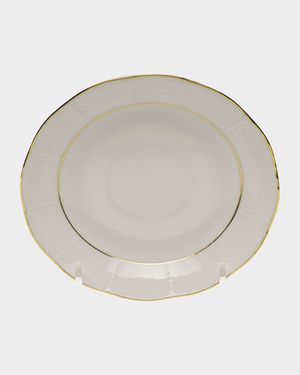 Golden Edge After Dinner Saucer