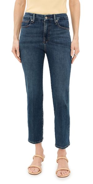 Good American Good Petite Straight Jeans Blue004 10