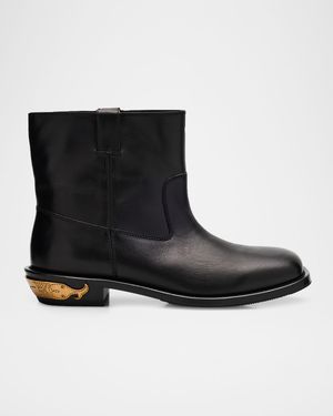 Men's Berlin Leather Ankle Boots