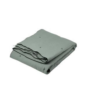Madura - Couvre-lit matelassé - Taille 225x280 - Vert