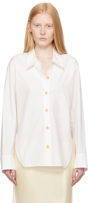 KHAITE White Herschel Shirt