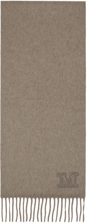 Max Mara Brown Cashmere Scarf