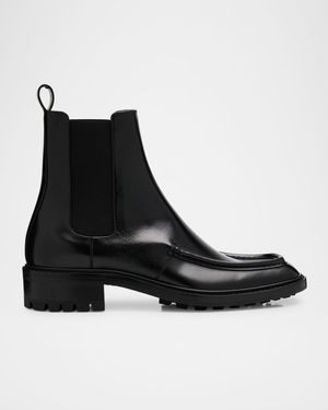 Men's Joe Smooth Leather Lug-Sole Chelsea Boots