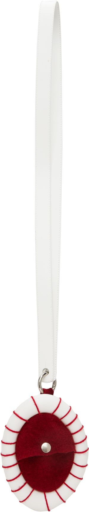Stanley Raffington White & Red Curve Pouch