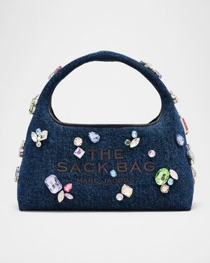 The Sack Bag in Gem Denim