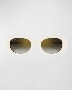 Panther C-Logo Acetate Cat-Eye Sunglasses