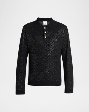 Men's Hot Fix Monogram Long-Sleeve Shirt