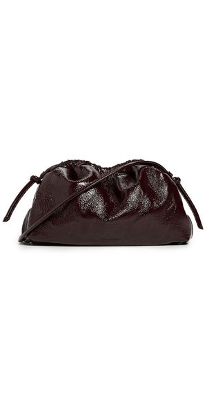 Mansur Gavriel Mini Cloud Clutch Dark Oxblood One Size