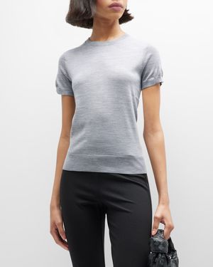 Basic Regal Wool Short-Sleeve Tee