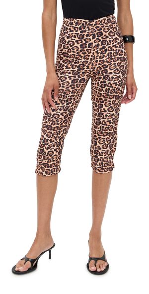 Azeeza Shreya Capri Pants Leopard L