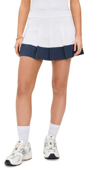 Varley Chase Mid Rise Skort 14.5 white/blue nights L