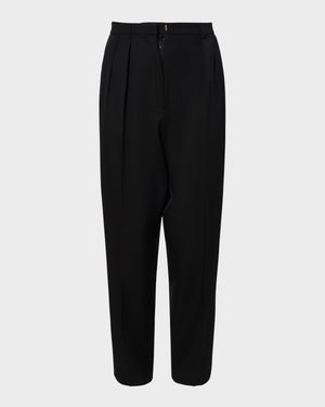 Emmett Straight-Leg Wool Trousers