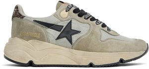 Golden Goose Baskets Running Sole taupe