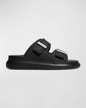Men's Rubber Double-Buckle Sandals