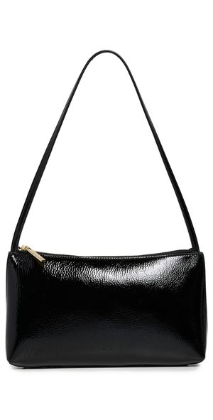Mansur Gavriel Gaia Shoulder Bag Black Shine One Size