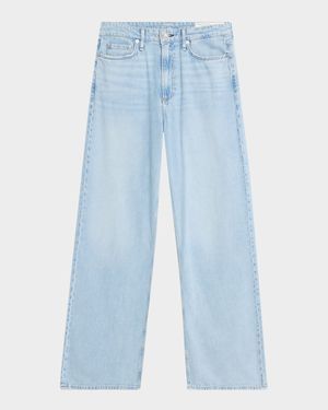 Featherweight Logan Mid-Rise Wide-Leg Jeans