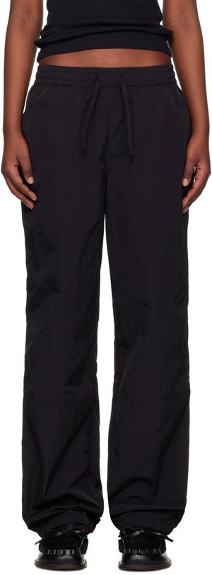 JW Anderson Black Panelled Track Pants