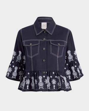 Mandie Eyelet Jacket