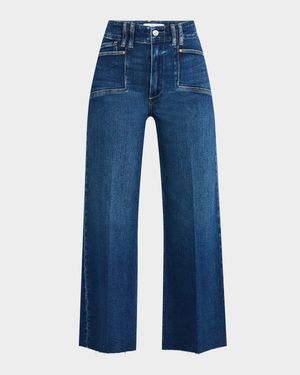 Anessa Raw Hem Jeans with Set-In Pockets