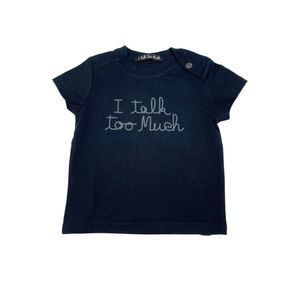 I Talk Too Much - Seconde Main - T-shirt bébé noir - 3 mois - Taille 3M - Noir