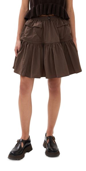 Cecilie Bahnsen Blair Skirt Brown 8