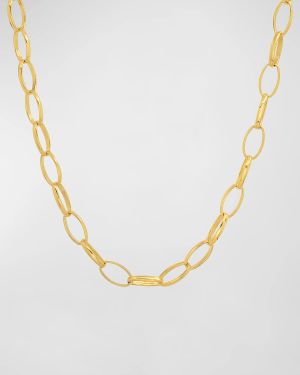 Edith 18k Medium Link Necklace