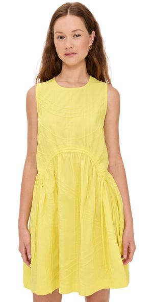 Sea Camden Cotton Poplin Tank Mini Tunic Yellow L
