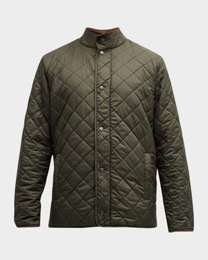 Men's Suffolk Quilted Travel Coat