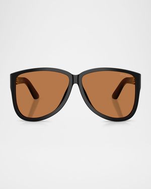 Acetate Aviator Sunglasses