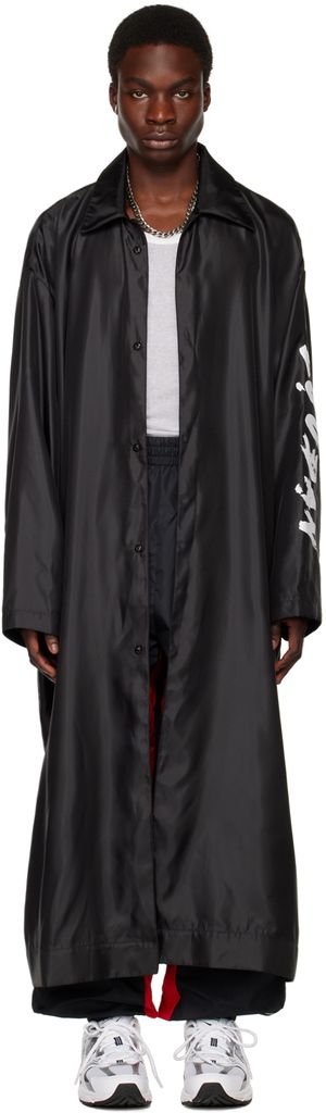 LU'U DAN Black Printed Coat