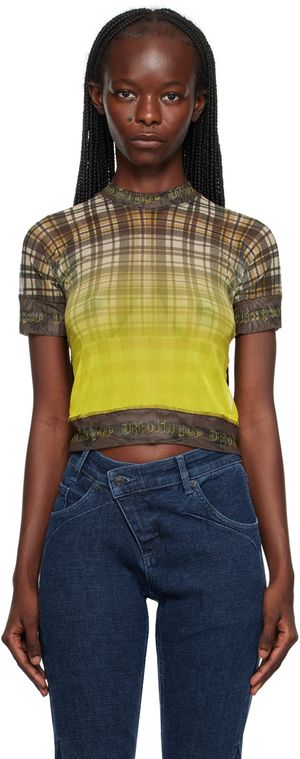 Ottolinger Yellow Check T-Shirt
