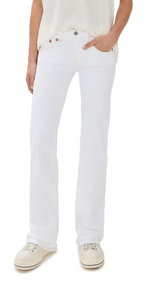 R13 Boy Flare Jeans Aerin White Stretch 30