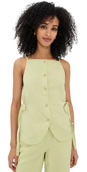 ALIGNE Ozais Linen Top Pistachio 12