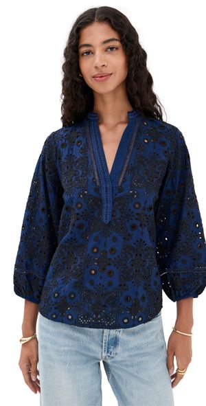 Figue Rylie Top True Navy L