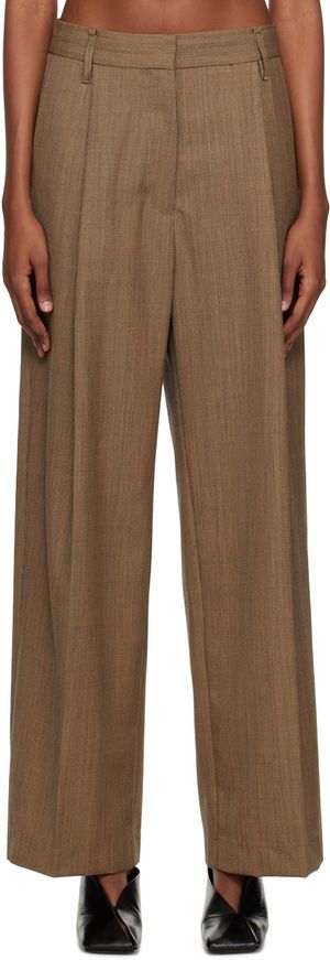 CAMILLA AND MARC Brown Ria Trousers