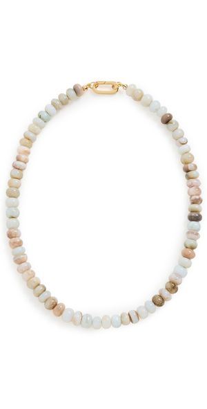 HART Opal Earth Gemstone Necklace Brown/Grey/Gold One Size