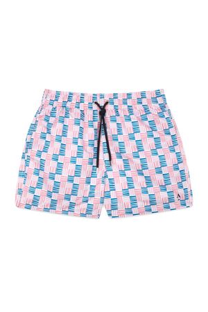 Apnee - Short de bain imprimé ceinture élastique - Taille 2XL - Rose