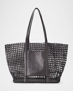 Getaway Open-Weave Tote Bag