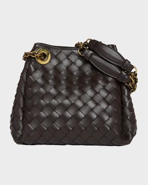 Small Parachute Leather Shoulder Bag