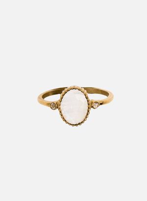 Aec Paris - Bague fine thanatos - Taille 56 - Blanc