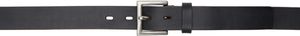Y's For Men Black Plain Belt
