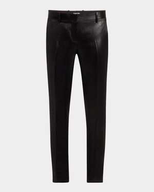 Liquid Satin Tailored Pants