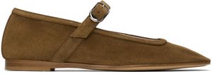 Le Monde Beryl Tan Suede Mary Jane Ballerina Flats
