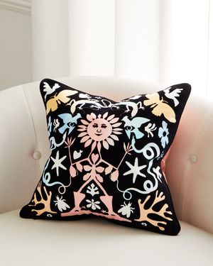 Reve De Papier Cushion, 20" Square