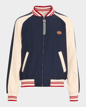 Men's Wool Bomber Jacket