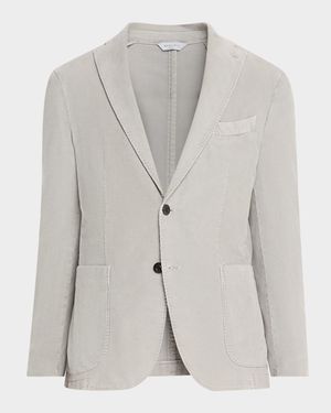 Men's Corduroy Two-Button Jacket