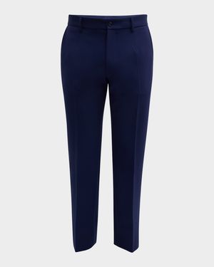 Men's Retro Stretch Wool Tuxedo Pants